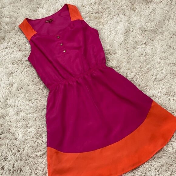 Merona Pink and Orange Dress - Picture 10 of 14